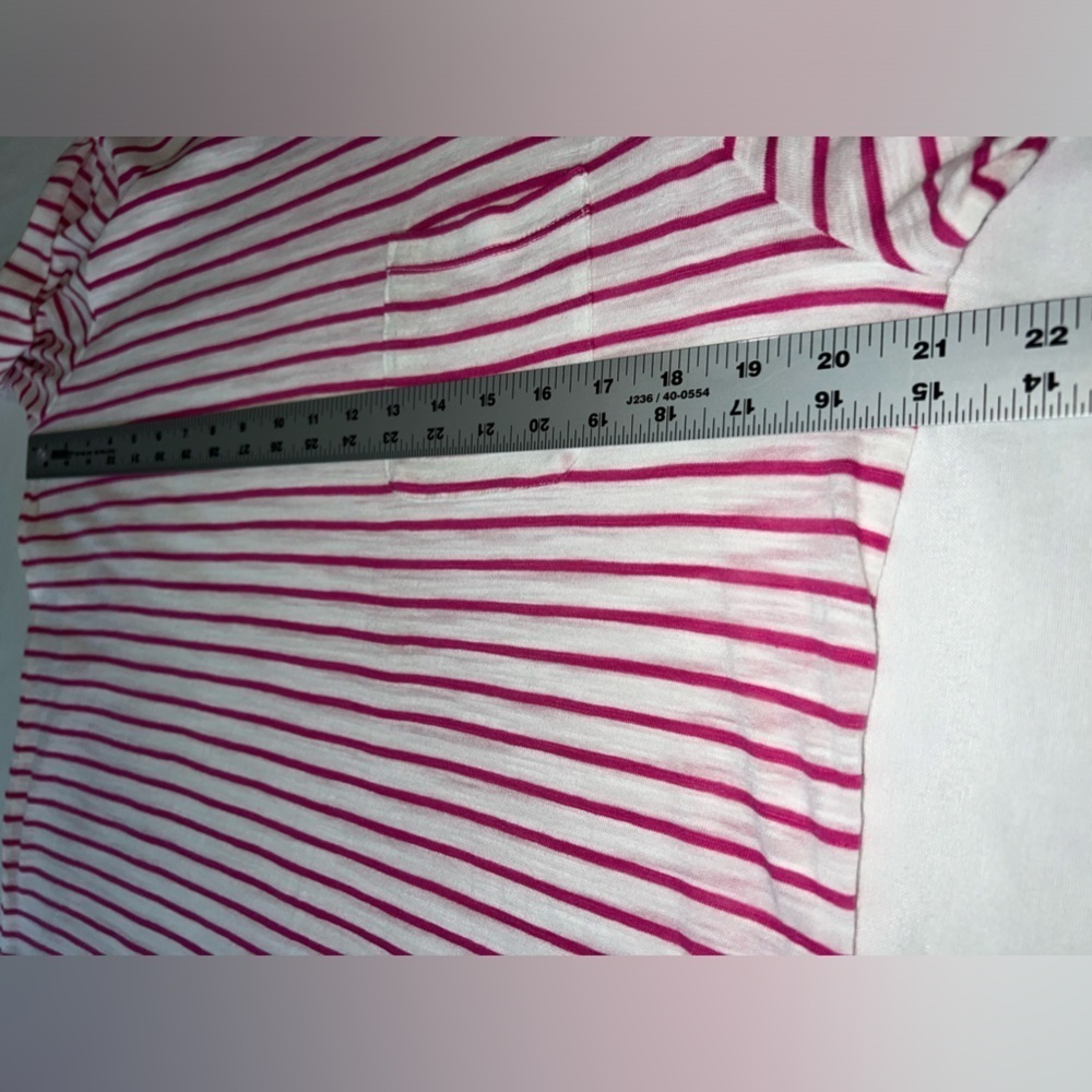 banana republic, long sleeve, semi sheer tee, large - Picture 5 of 8